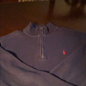 Polo Ralph Lauren Blue 1/4 ZIP Sweater